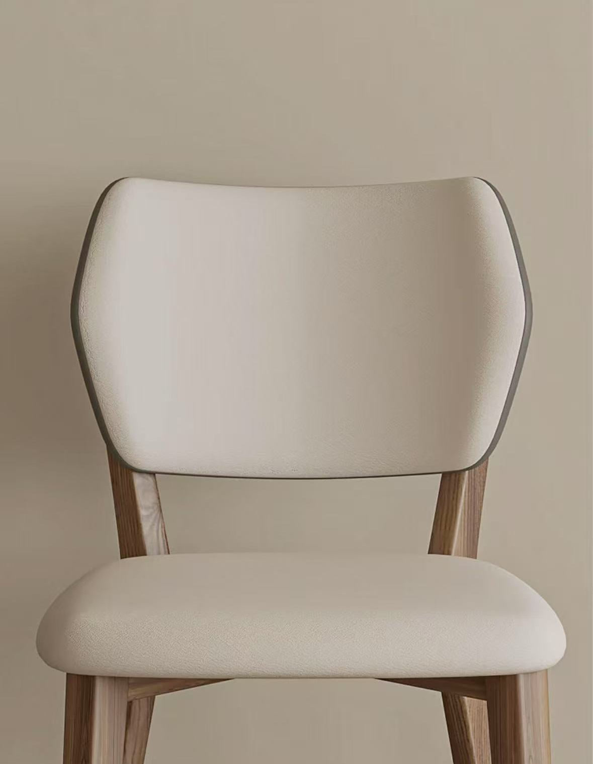 欣家居 北歐風 現代簡約 白蠟木實木餐椅