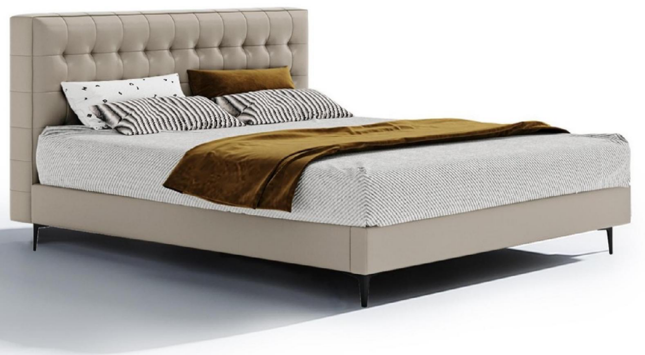 欣家居 實木 進口落葉松 真皮 五金腳 大床 LPBX185