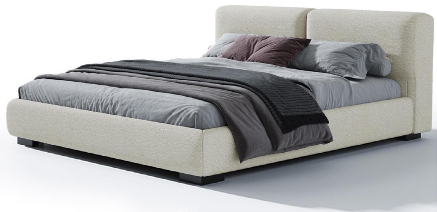 欣家居 實木 羽絨 羊羔絨布 簡約舒適 大床 LPBX220FC