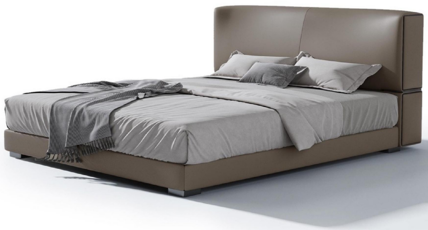 欣家居 實木框架 真皮 塑料腳 大床 LPBX240FD