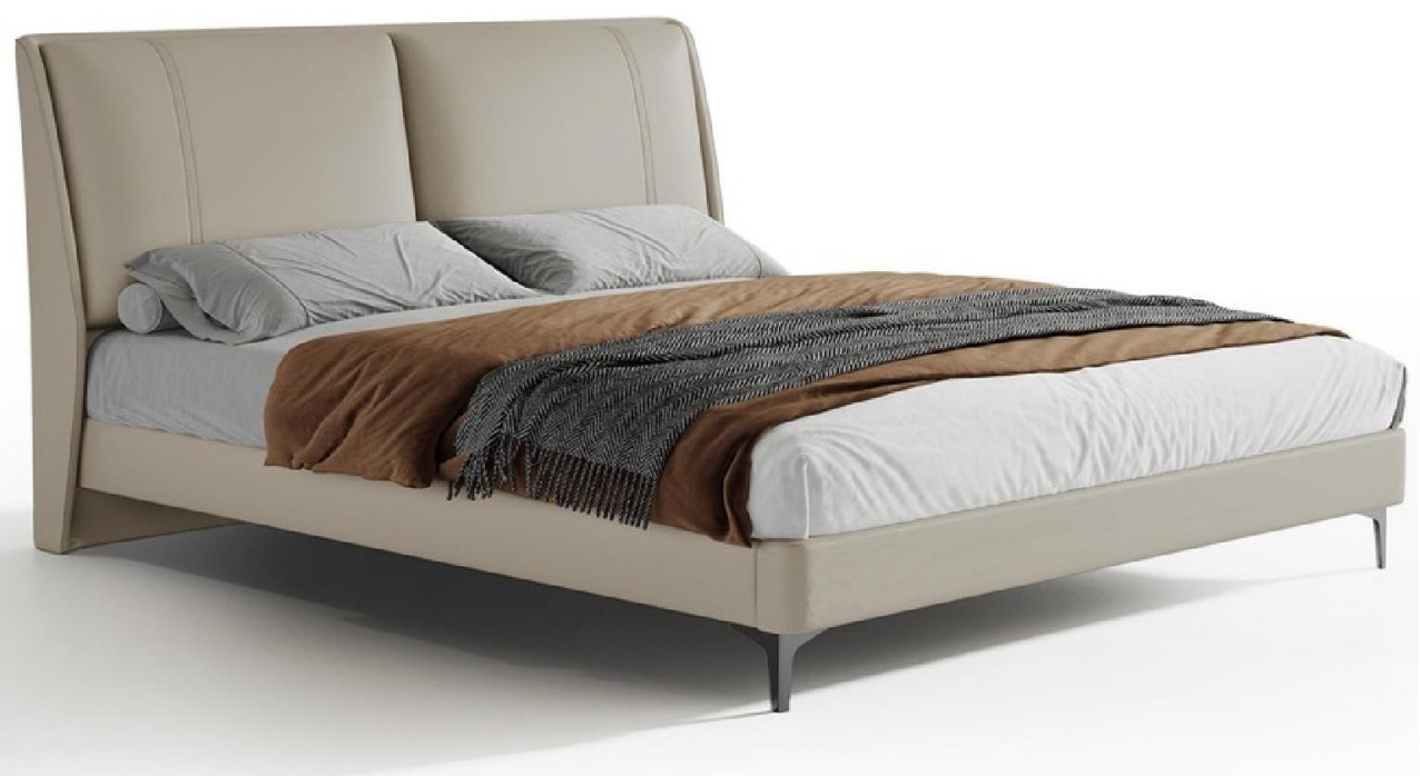 欣家居 實木 高回彈海綿 頭層真牛皮 大床 LPBX298