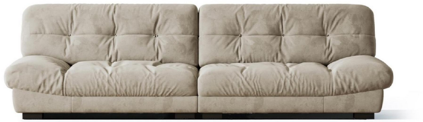 欣家居 實木 羽絨 磨砂科技布 四人位沙發 LPS0534FC