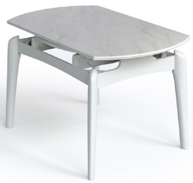 欣家居 微晶石 白臘木 餐桌 LPZD261