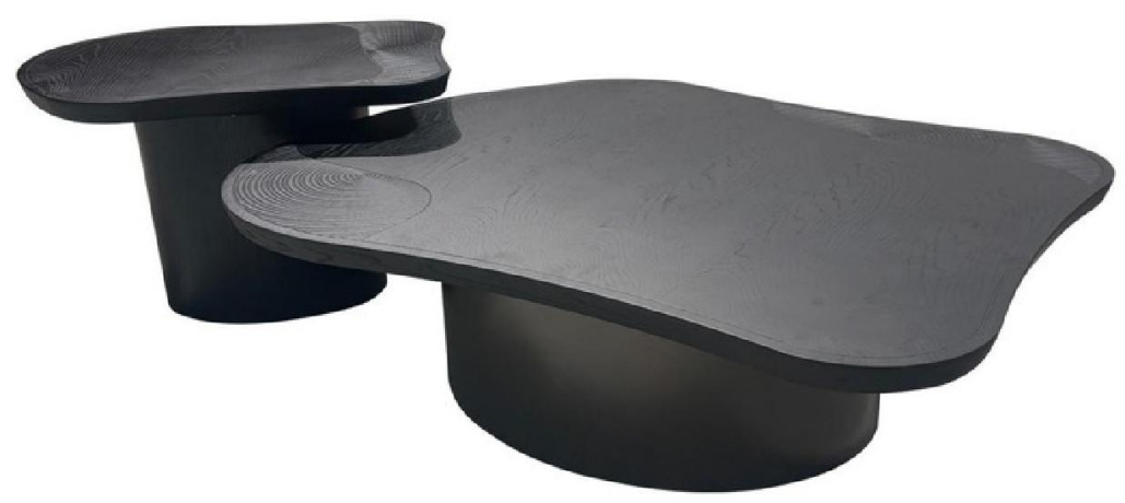 欣家居 E1級環保纖維板 雕刻紋理 茶幾 LPZE516