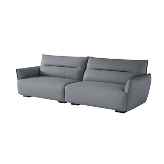 欣家居 義式現代風 簡約時尚 直排沙發 真皮沙發LPS0644