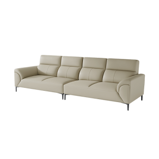 欣家居 義式現代風 簡約時尚 直排沙發 真皮沙發LPS0655