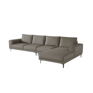 欣家居 義式現代風 簡約時尚 直排沙發 真皮沙發LPS0651