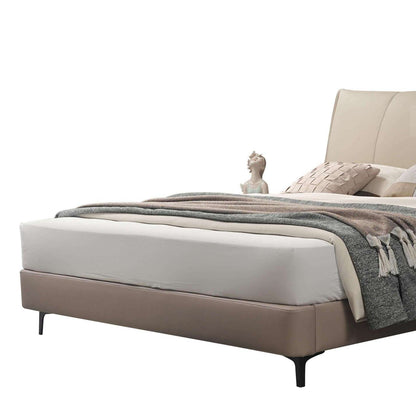 欣家居 現代簡約 生態真皮軟床 雙人床架IKAM-K5275A