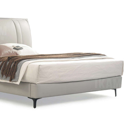 欣家居 現代簡約 生態真皮軟床 雙人床架IKAM-K5281A