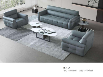 欣家居 現代簡約風 小戶型客廳 貓抓皮沙發YSH-351#