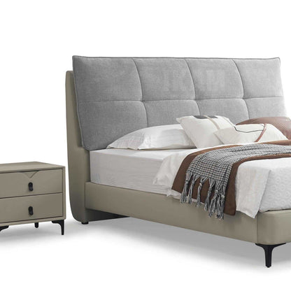 欣家居 現代簡約 生態真皮軟床 雙人床架IKAM-K5296A