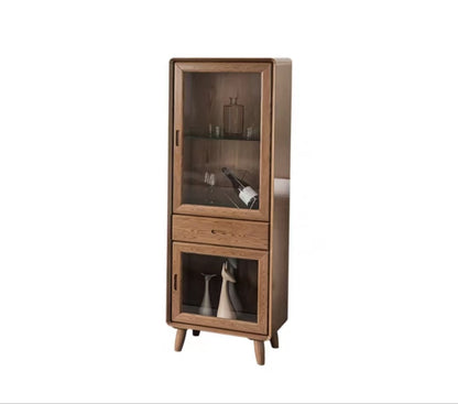 欣家居 北歐風 極簡小戶型 客廳茶几/電視櫃/邊几/高櫃  實木櫃子YLC01