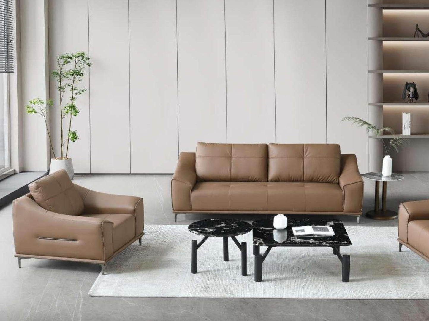 欣家居 義式極簡 現代輕奢 家用办公三人位沙发 小戶型客廳沙發 韌恆之韻YSH-355#