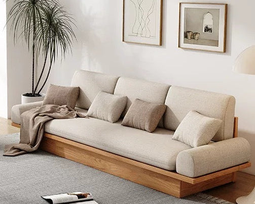 欣家居 日式北歐現代簡約實木沙發 小戶型儲物布藝沙發XDS