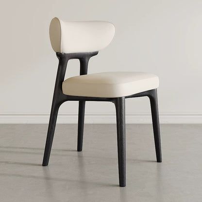 欣家居 現代簡約風格 北歐實木椅子 枕頭餐椅  QY