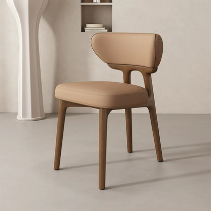 欣家居 現代簡約風格 北歐實木椅子 枕頭餐椅  QY