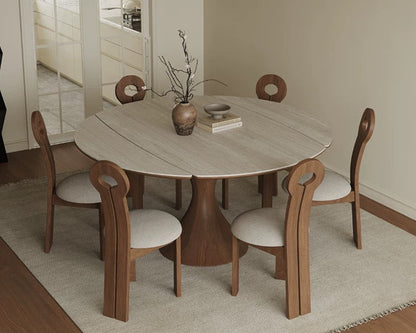 欣家居 北歐中古剎寂風 實木椅子 鑰匙餐椅  QY