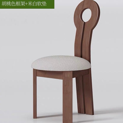 欣家居 北歐中古剎寂風 實木椅子 鑰匙餐椅  QY