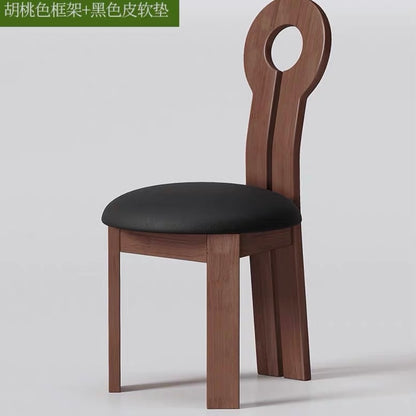 欣家居 北歐中古剎寂風 實木椅子 鑰匙餐椅  QY