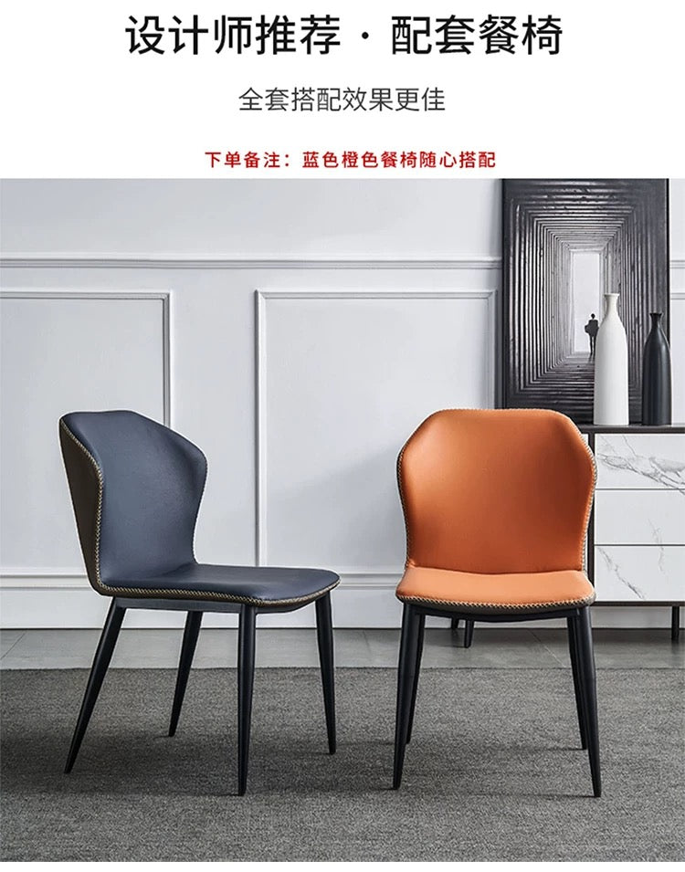 欣家居 岩板餐桌 小戶型可伸縮餐桌 現代極簡風QY