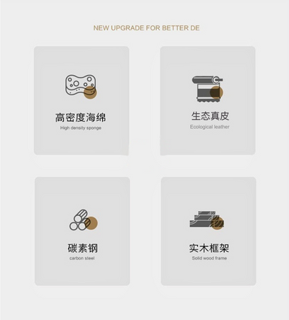 欣家居 現代簡約 生態真皮軟床 雙人床架IKAM-K5295A