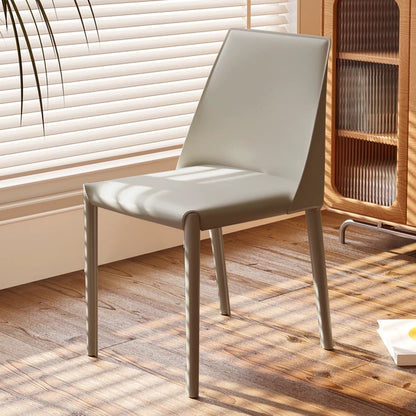 欣家居 現代義式 高級輕奢風 網紅奶油風 馬鞍皮餐椅YX665