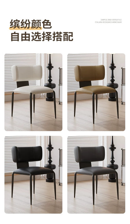 欣家居 義式現代簡約 設計師新款 家用餐桌椅