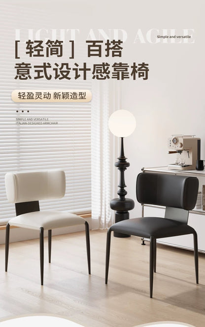 欣家居 義式現代簡約 設計師新款 家用餐桌椅