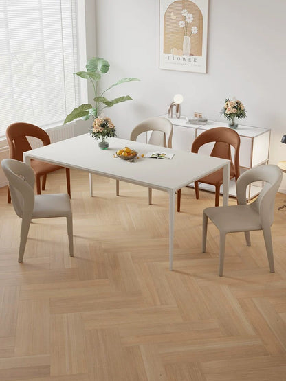 欣家居 義式現代簡約 軟包靠背 家用餐桌椅YX643FC