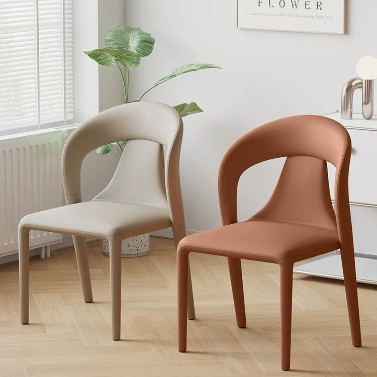 欣家居 義式現代簡約 軟包靠背 家用餐桌椅YX643FC