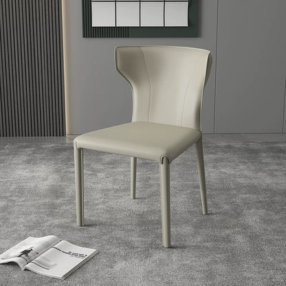 欣家居 意式極簡 設計師款 馬鞍皮餐椅 辦公Loft風 家用餐桌椅YX664