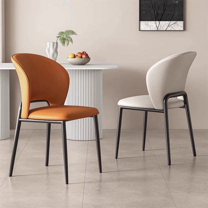 欣家居 義式極簡 輕奢高級 軟包餐桌椅 家用餐椅YX686