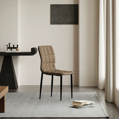 欣家居 義式極簡 簡約高級 現代皮質餐桌椅 家用軟包餐椅YX688