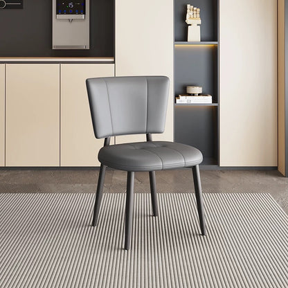 欣家居 義式現代簡約 輕奢高級感 軟靠背餐桌椅 YX687