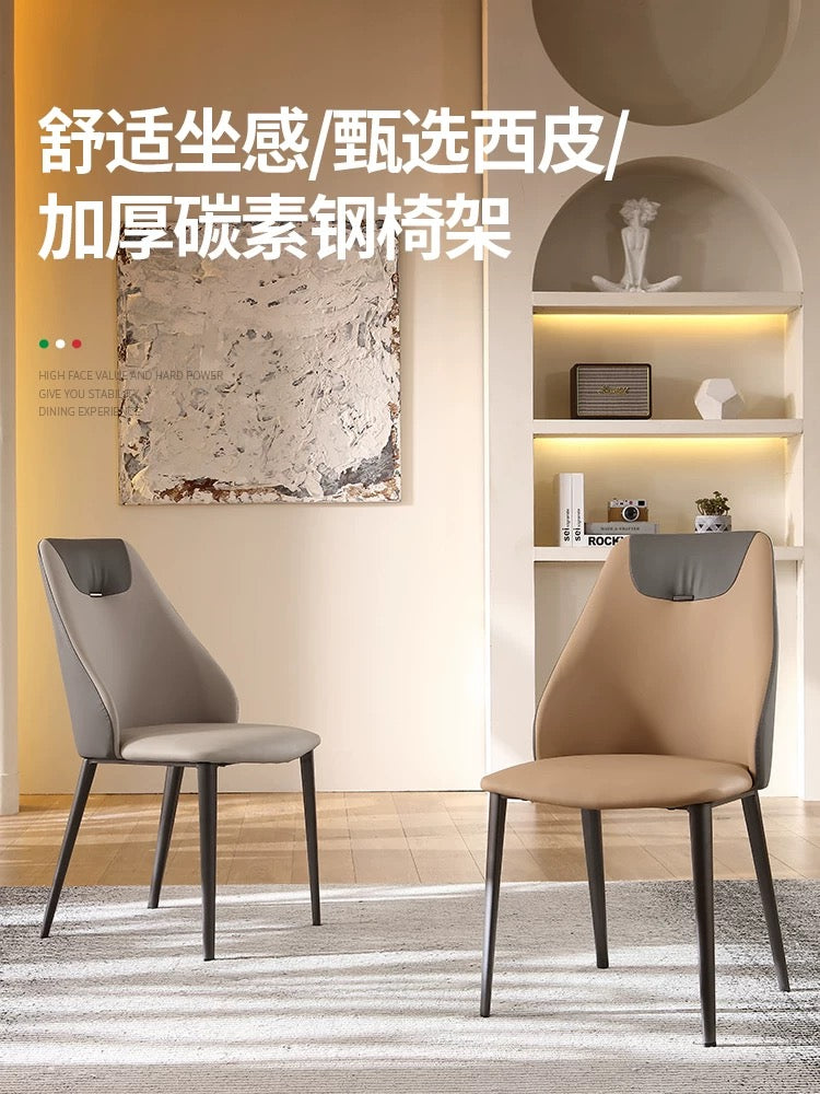 欣家居 義式簡約 現代高級感休閒洽談椅 客廳餐桌椅YX538