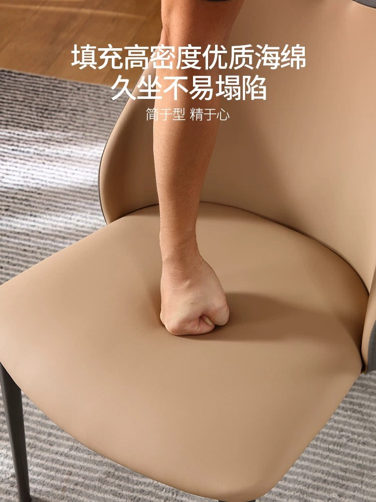 欣家居 義式簡約 現代高級感休閒洽談椅 客廳餐桌椅YX538