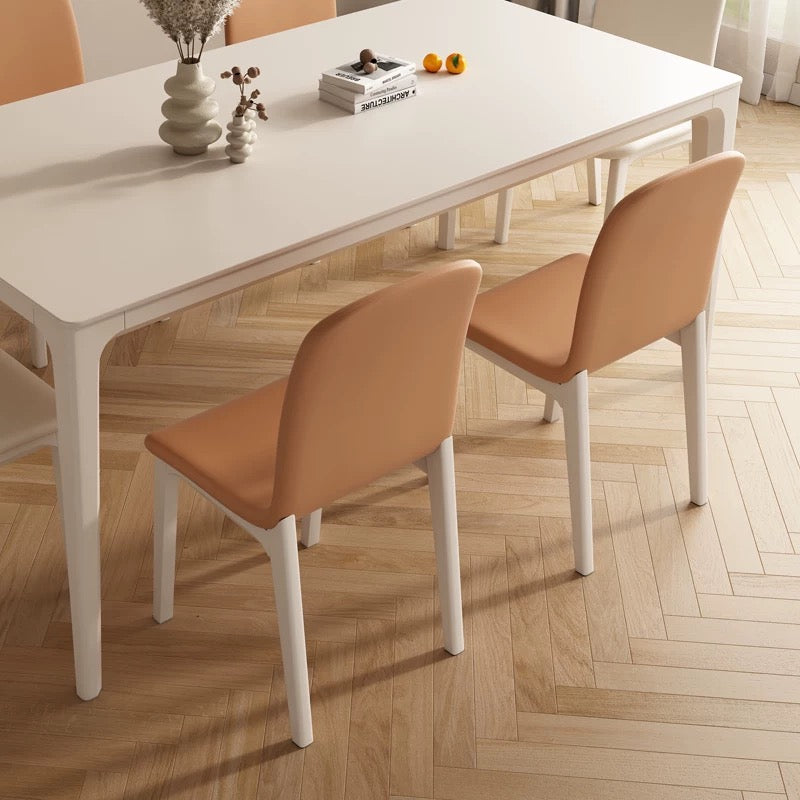 欣家居 北歐簡約 現代奶油風 高級感餐桌椅