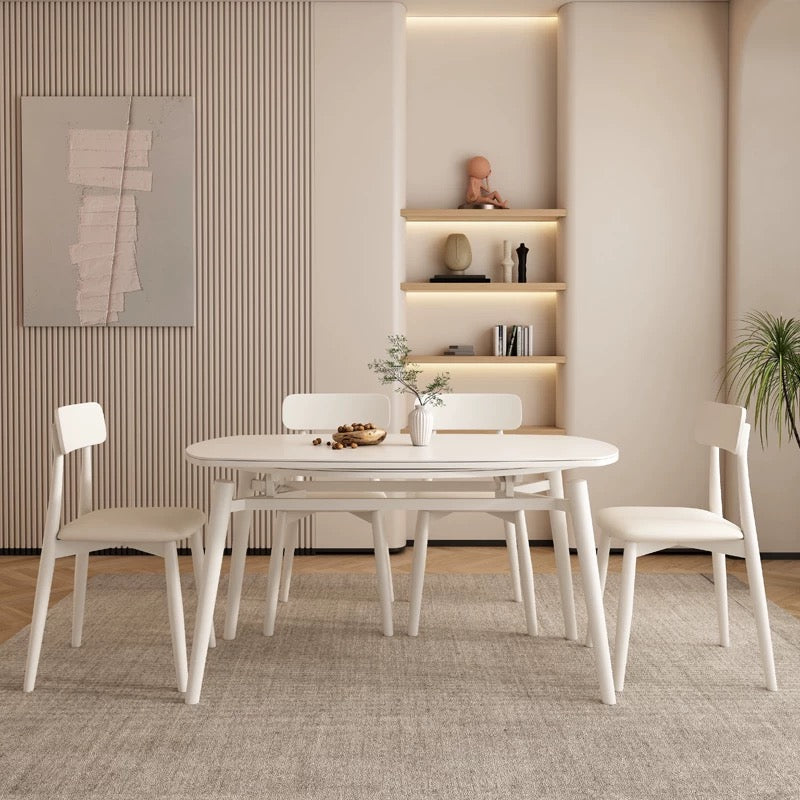 欣家居 奶油日式風 現代休閒餐桌椅 洽談椅