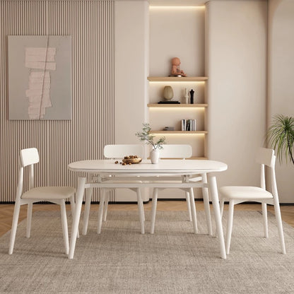 欣家居 奶油日式風 現代休閒餐桌椅 洽談椅