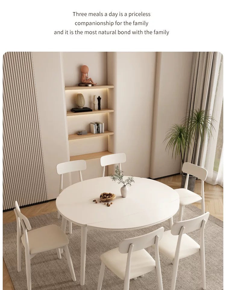 欣家居 奶油日式風 現代休閒餐桌椅 洽談椅