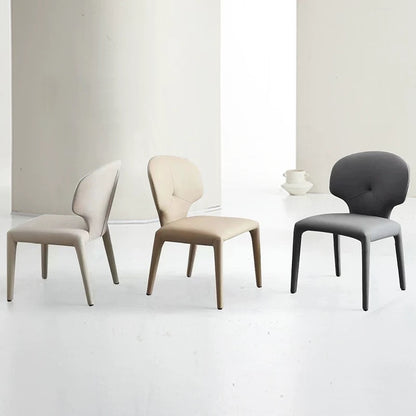 欣家居 義式簡約 現代高級感 貓抓皮餐椅 輕奢家用餐椅