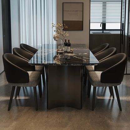 欣家居 義式極簡 設計師新款 現代高級感皮革餐椅YX647FD