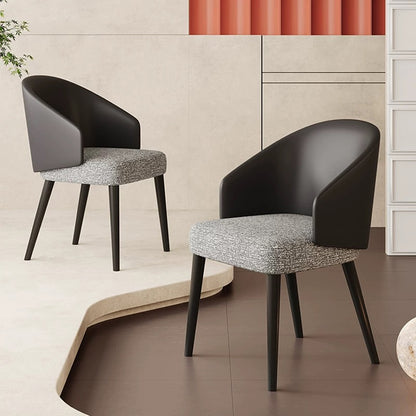 欣家居 義式極簡 設計師新款 現代高級感皮革餐椅YX647FD