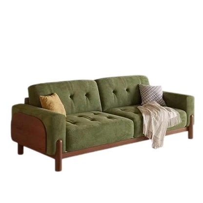 欣家居 法式復古中古風 小戶型客廳 新潮實木沙發XDS