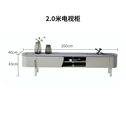 欣家居 2025新款義式極簡風 微晶石茶几電視櫃LPZE462GT169