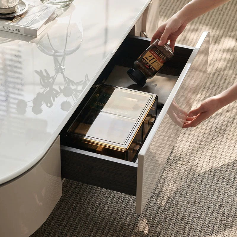 欣家居 2025新款義式極簡風 微晶石茶几電視櫃LPZE462GT169