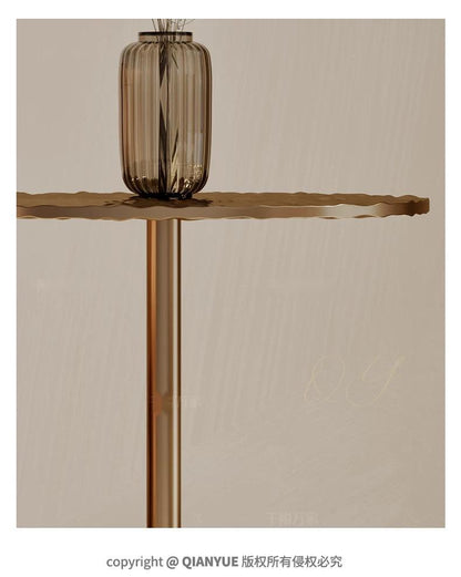 欣家居 義式輕奢 現代簡約創意設計 玻璃茶几角幾 客廳邊几