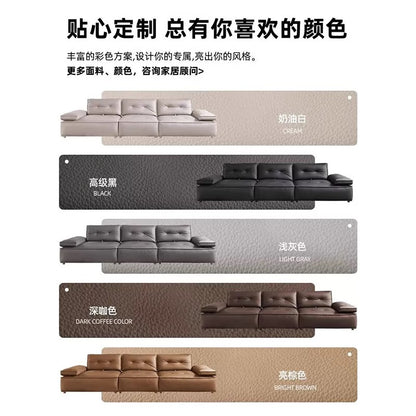 欣家居 義式極簡 時尚高級感2025年設計師新款 皮沙發 LPS0523FA
