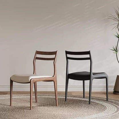 欣家居 北歐現代風 設計師2025年新款 性價比推薦 白蠟木實木餐椅 QY