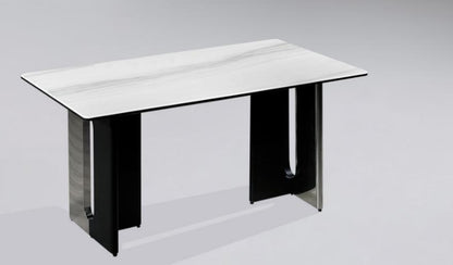 欣家居 義式現代簡約  意式輕奢岩板小戶型岩板餐桌